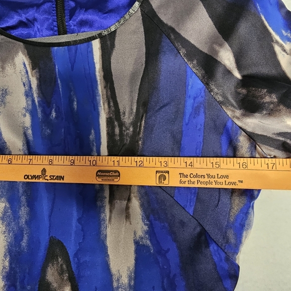 TAHARI SAHARA Elegant Blue and Black Women's Dress NWT  size 8 - Picture 5 of 15